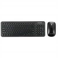 Zmsdt Ergonomic Wireless Keyboard and Mouse Compact Mini Slim Ultra-Thin Quiet Keyboard and Mouse
